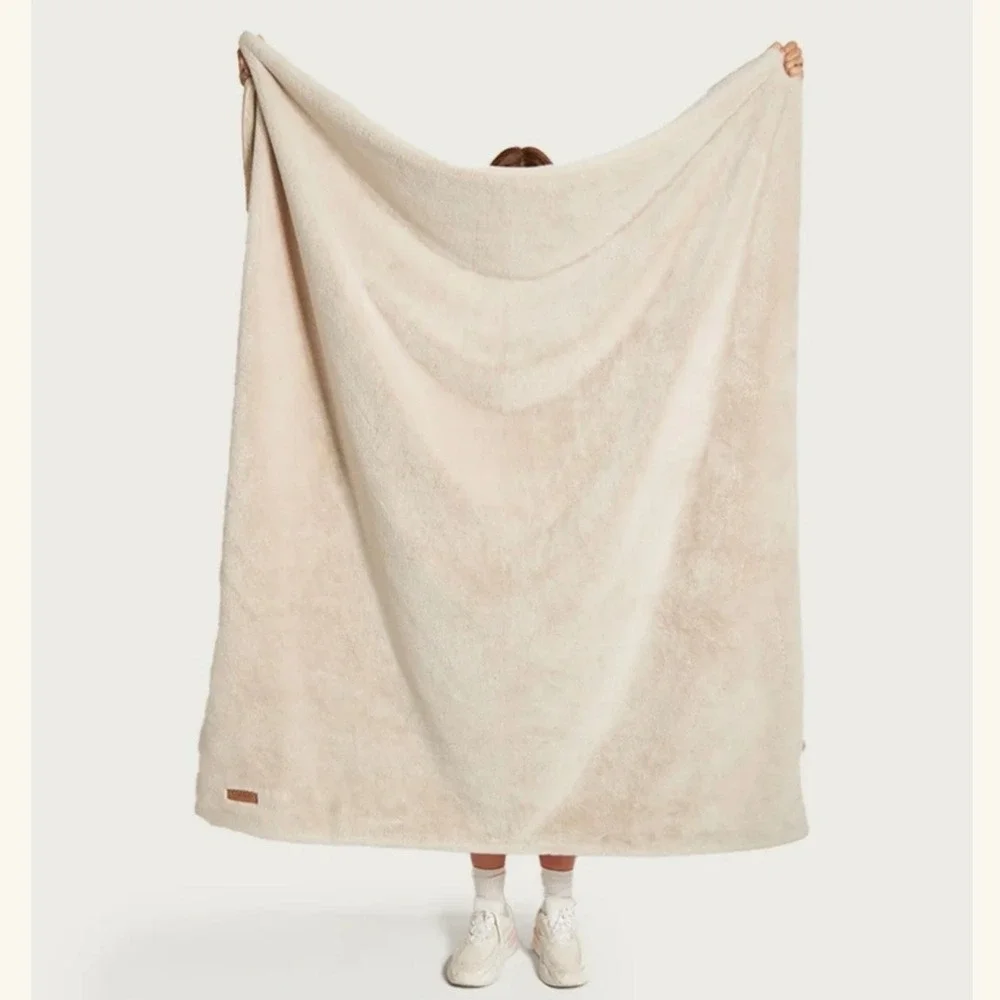 UnHide‎ Lil Marsh Blanket Faux Fur Beigebear Beige 50